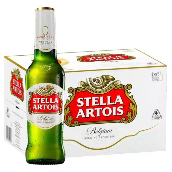 Stella Artois cerveza botella descartable 330ml ec ecuador freesoulmarket